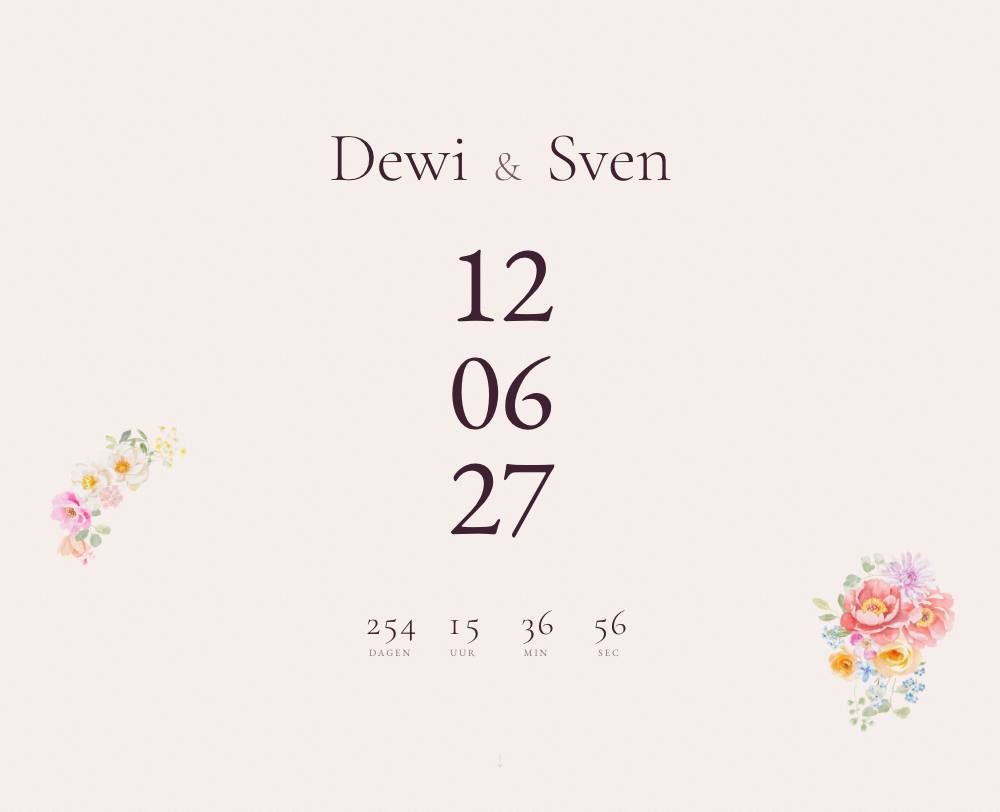 Aquarel arrangementen